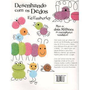 Livro de brinquedos para desenhar com os dedos