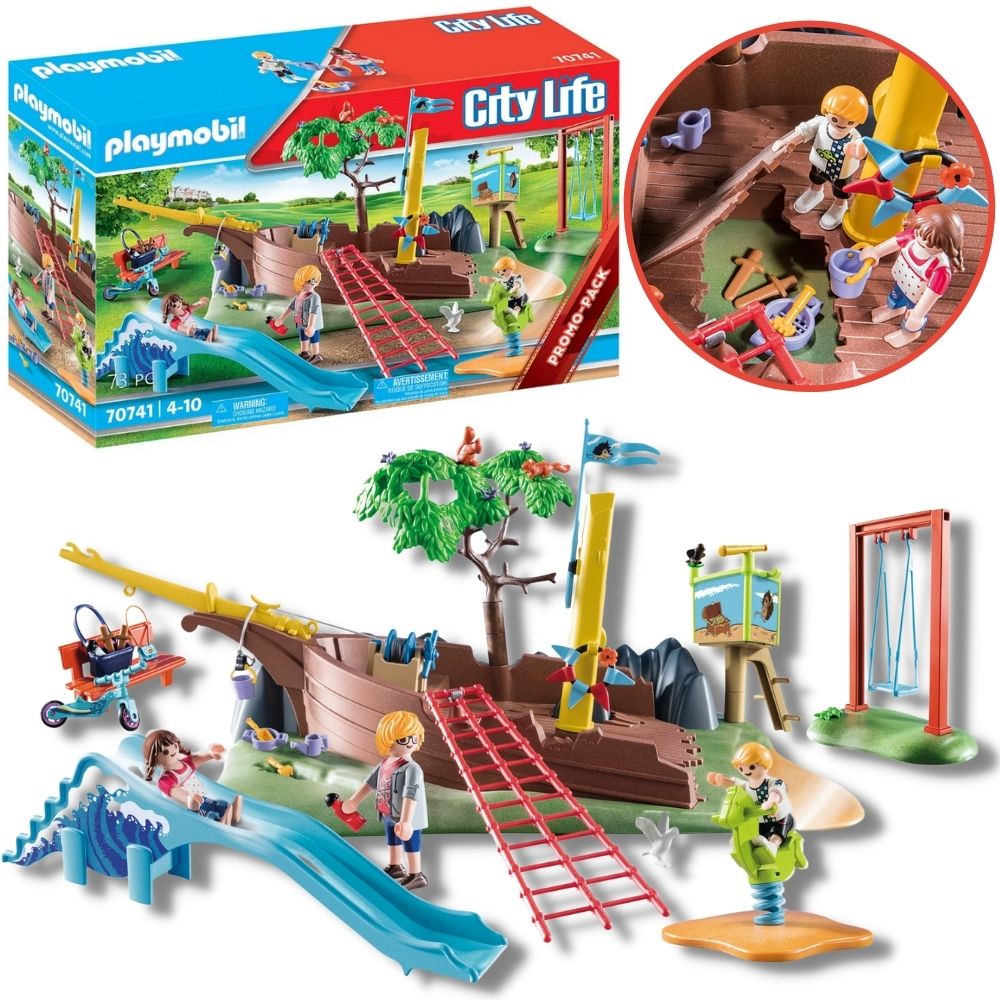 Playmobil City Life - Aventura De Playground Naufrágio 70741 - Ri