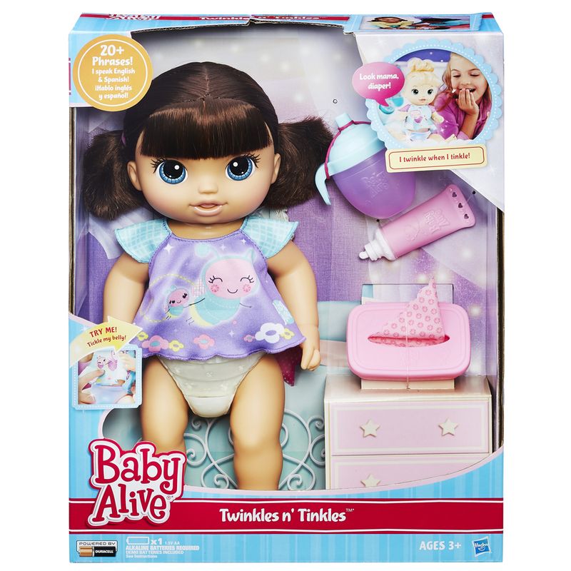 Confira Boneca Baby Alive Morena Fralda Magica B6052