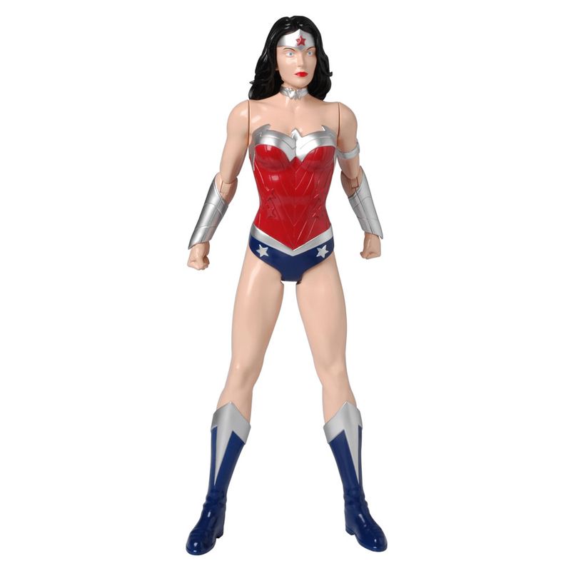 100124446-Boneco-Articulado-com-Mecanismos---35-cm---DC-Comics---Liga-da-Justica---Mulher-Maravilha---Candide