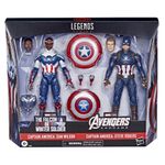 Conjunto-Bonecos-Articulados---Marvel---Capitao-America---Sam-Wilson-e-Steve-Rogers---15cm---Hasbro-4