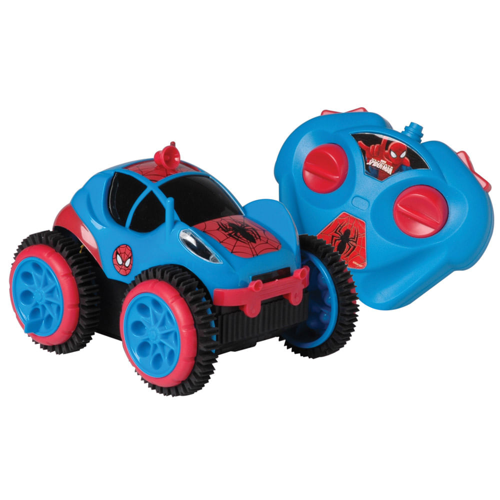 Carrinho de Controle Remoto - Spider Flip - Marvel - Spider-Man - Candide -  Disney - Ri Happy