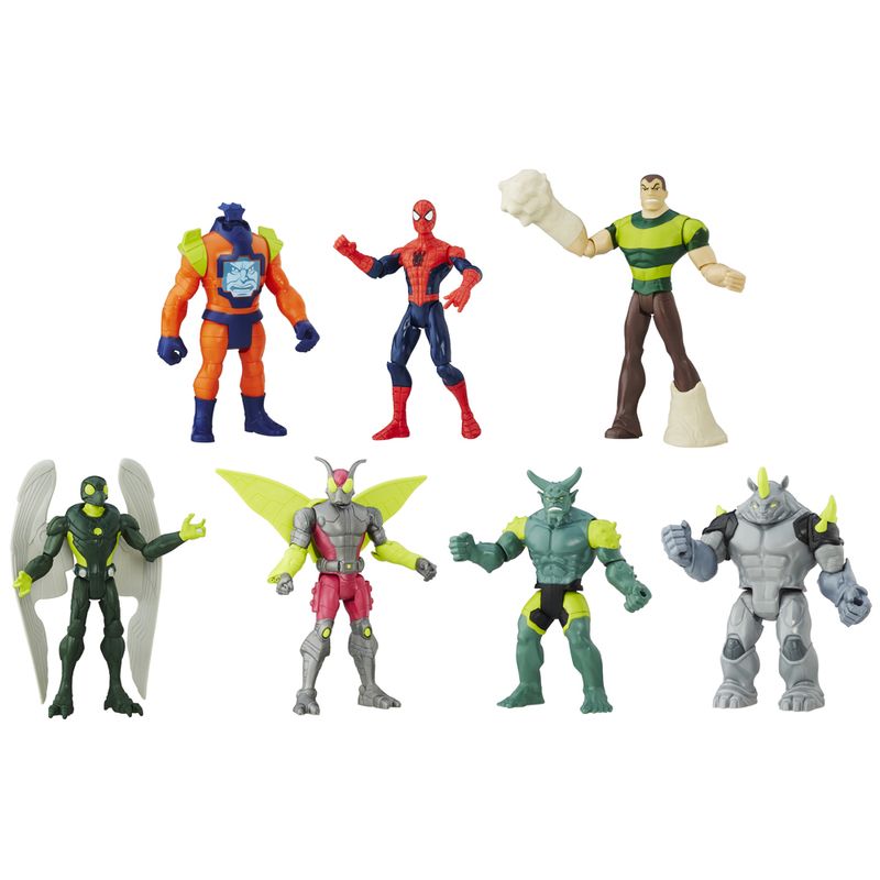 Conjunto-com-7-Mini-Figuras---Marvel---Ultimate-Spider-Man-Vs-Sinister-6---Hasbro