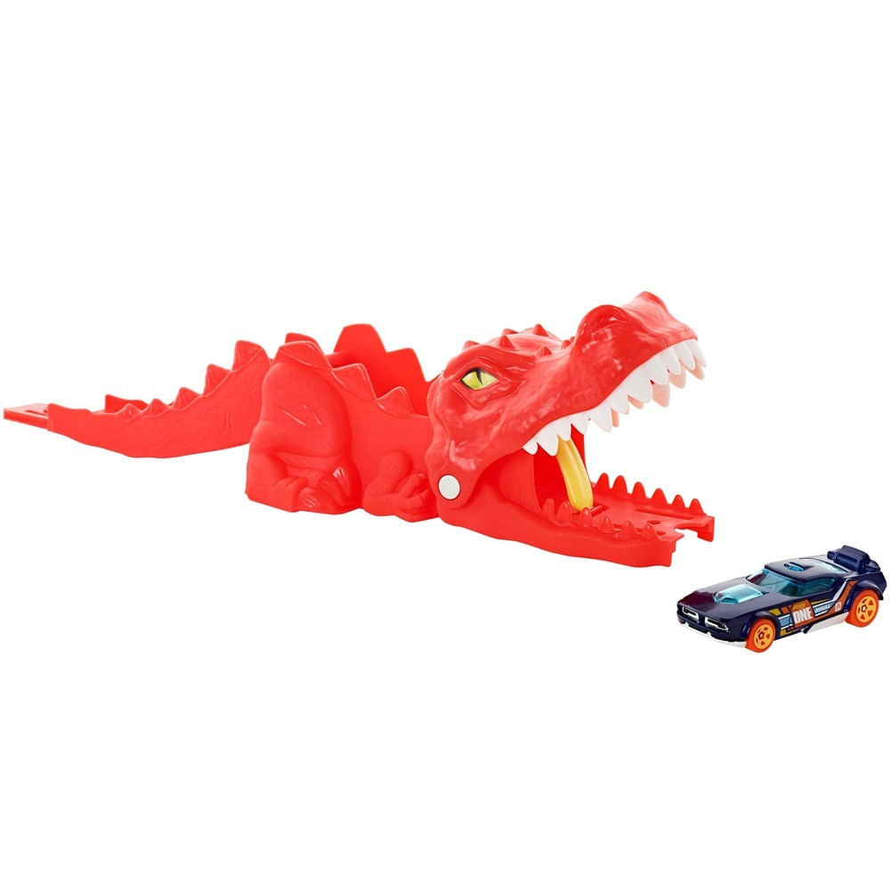 Pista de Percurso - Hot Wheels City - Lançadores Nemesis - Dinossauro T -  Rex - Mattel - Ri Happy