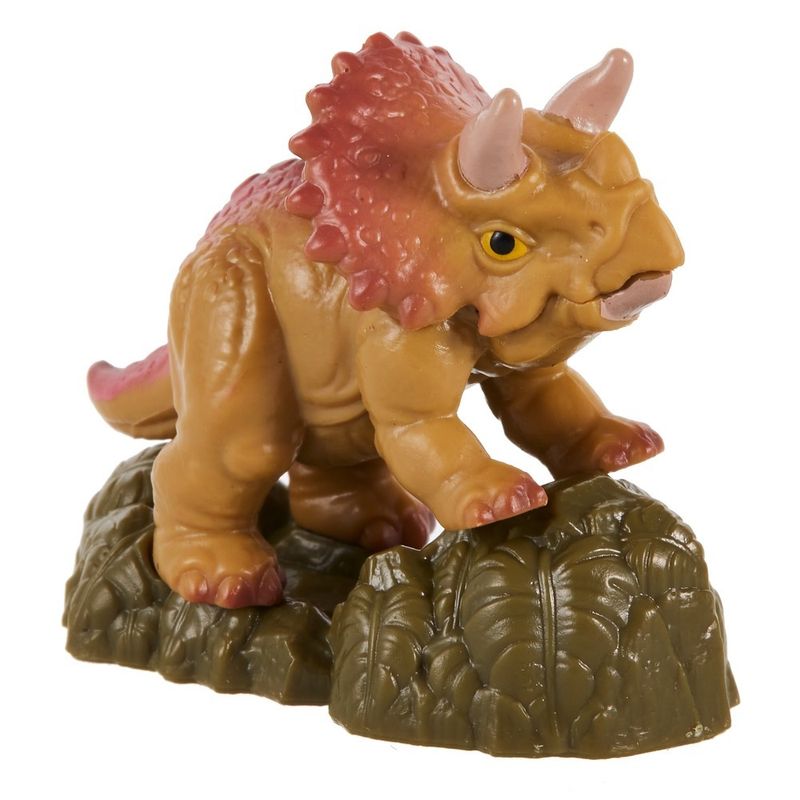 Mini-Figura---Jurassic-World---Triceratops---Mattel-0