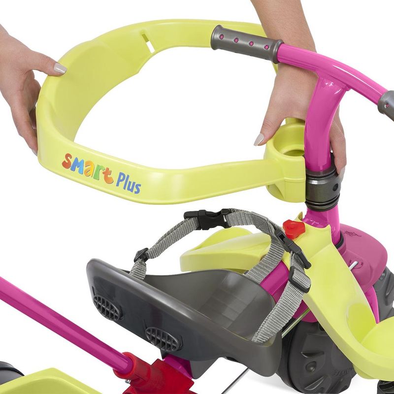 Triciclo-de-Passeio---Smart-Plus---Rosa---Bandeirante