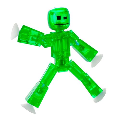 Mini Figura Articulada - 10 cm - Stikbot - Verde Escuro - Estrela