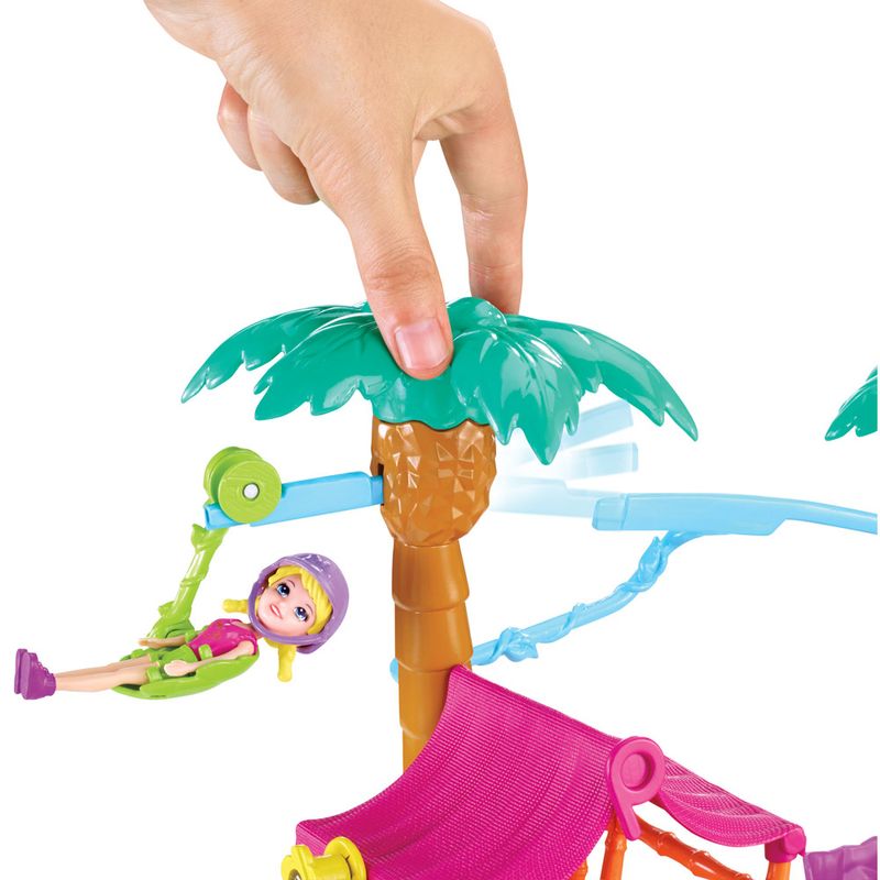 Playset-Polly-Pocket---Tirolesa-na-Floresta---Mattel