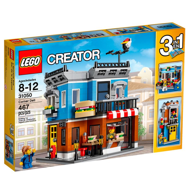 31050---LEGO-Creator---Mercearia-da-Esquina-3-em-1