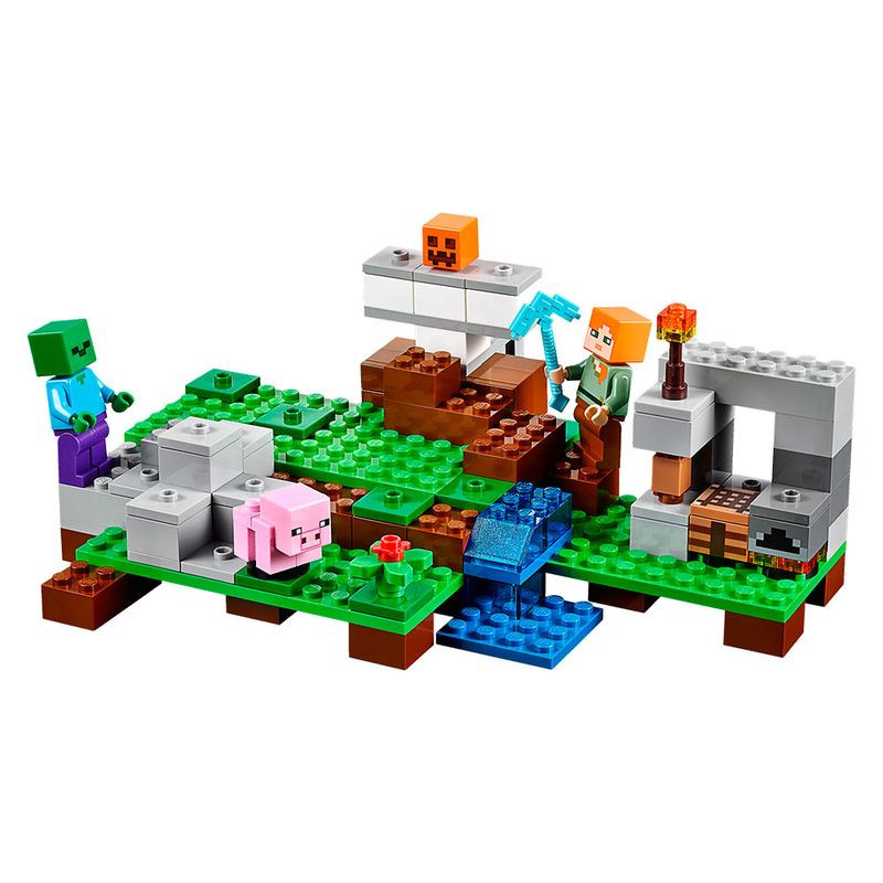 21123---LEGO-Minecraft---Conjunto-Golen-de-Ferro