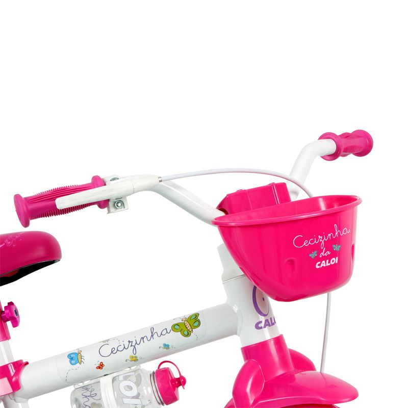 Bicicleta-ARO-12---Cecizinha---Rosa-e-Branca---Caloi