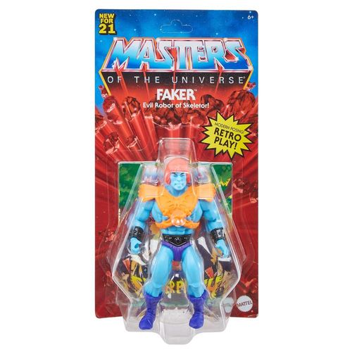 Figura de Ação Articulado - Masters Of The Universe - Faker - 14 cm - Mattel