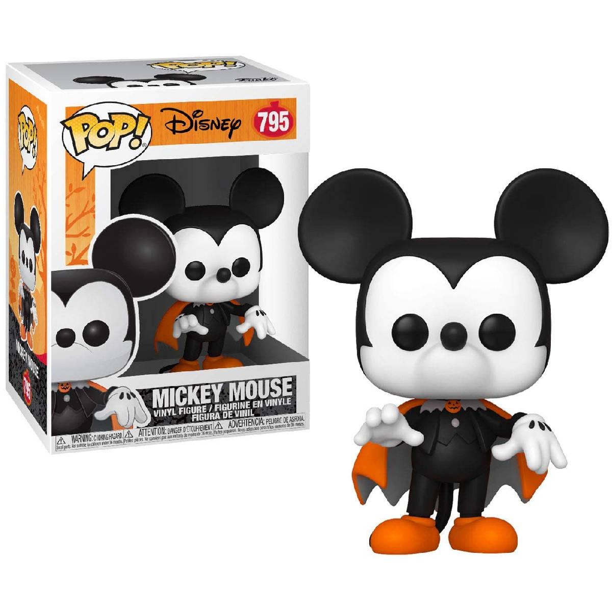 Pop! Disney: Halloween - Mickey Mouse Assustador #795 - Ri Happy