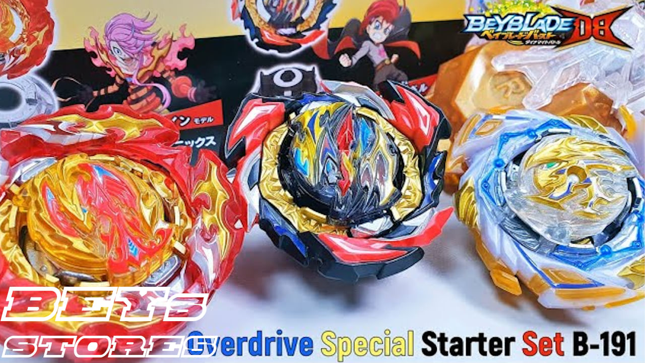 Beyblade Burst DB B-191 Overdrive Starter Set - Takara Tomy - Ri Happy