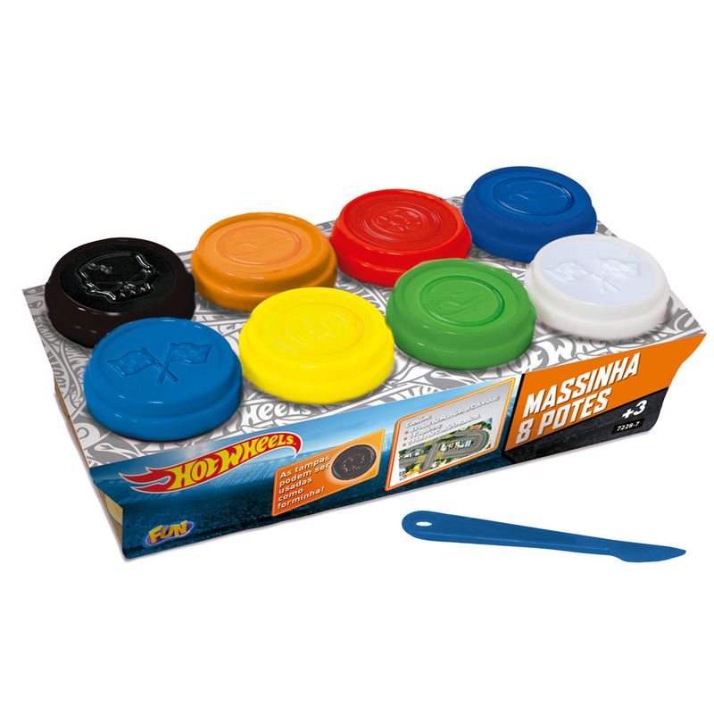 Massa-de-Modelar-Hot-Wheels---8-potes---Fun-7728-7-embalagem