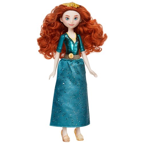 Boneca Articulada - Disney Princess - Princesa Merida - Brilho Real Shimmer - Hasbro