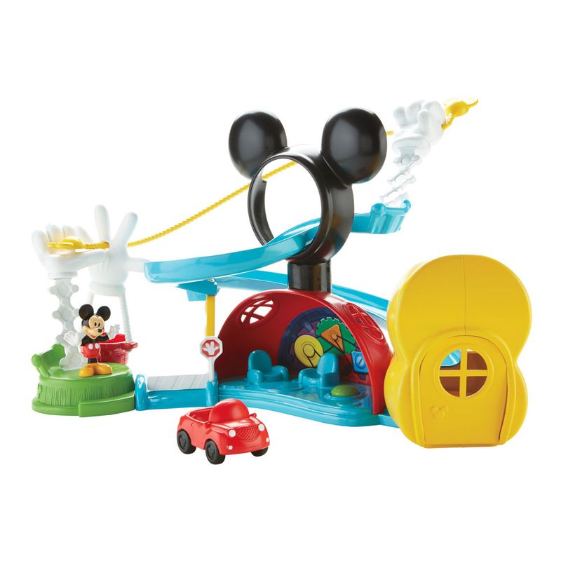 Playset-e-Figuras---A-Casa-do-Mickey-Mouse---Escorregador-do-Mickey---Fisher-Price-DMC67-frente