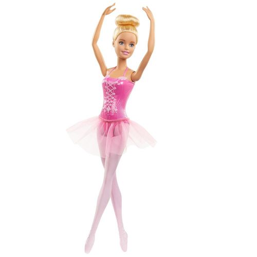 Boneca Articulada - Barbie - Profissões - Bailarina - Vestido Rosa - Mattel
