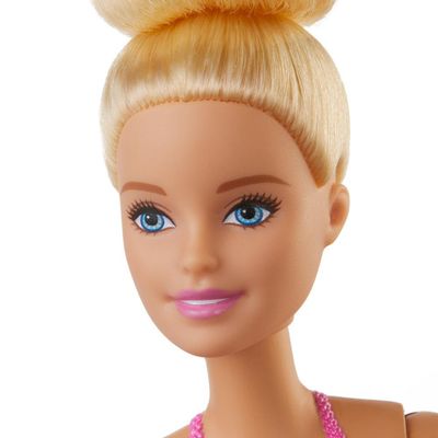 Boneca Barbie - Bailarina - Vestido Rosa - Mattel em Promoção na