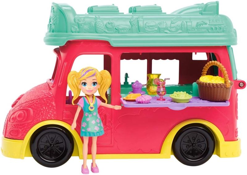 Mini Boneca - Polly Pocket - Polly com Veículo - Carro de