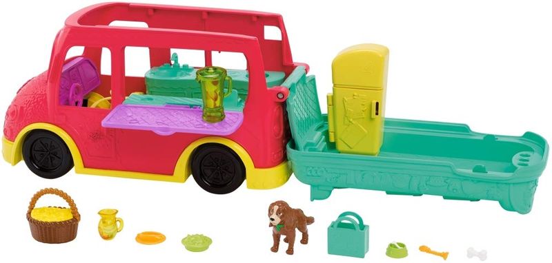 Polly Pocket Food Truck 2 Em 1 Gdm20 Mattel - Colorido