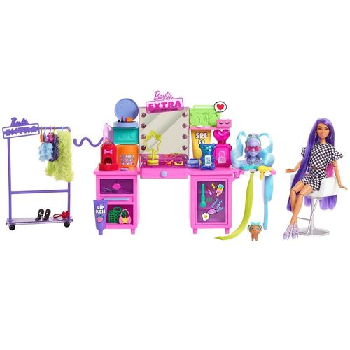 Boneca - Barbie - Extra - Penteadeira Fashion - Mattel