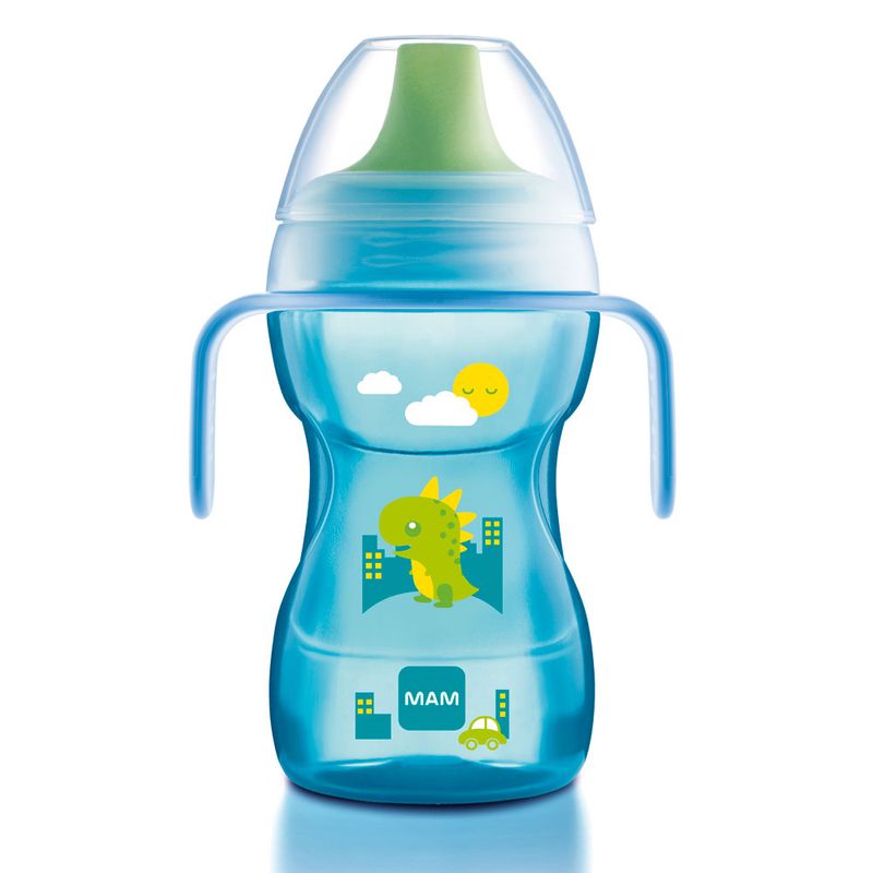 Copo-Learn-To-Drink-Boys---Anti-vazamento-270-ml---Dinossauro---MAM