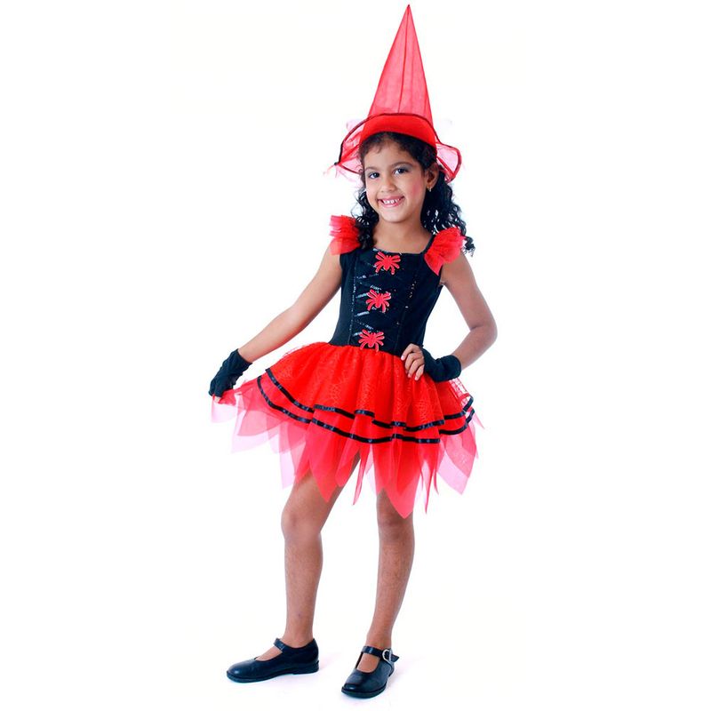 Fantasia-Infantil---Bruxa-Fashion-com-Aranha---Sulamericana---P