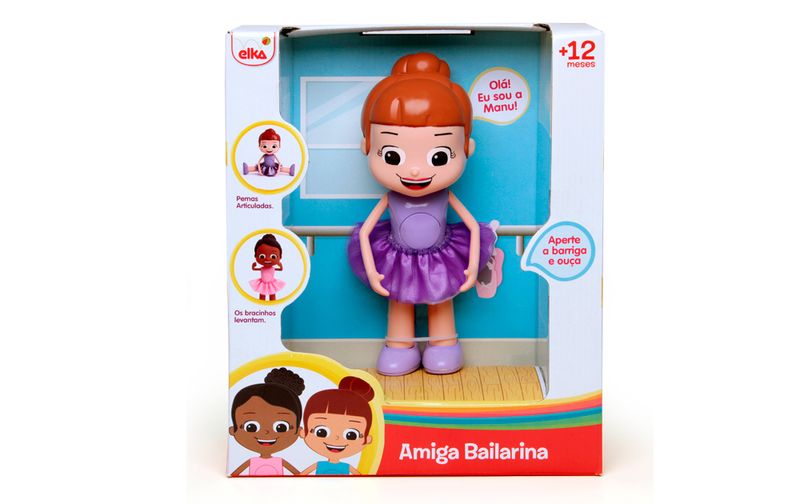Boneca-Articulada---24-Cm---Minha-Amiga-Bailarina---Manu---Elka