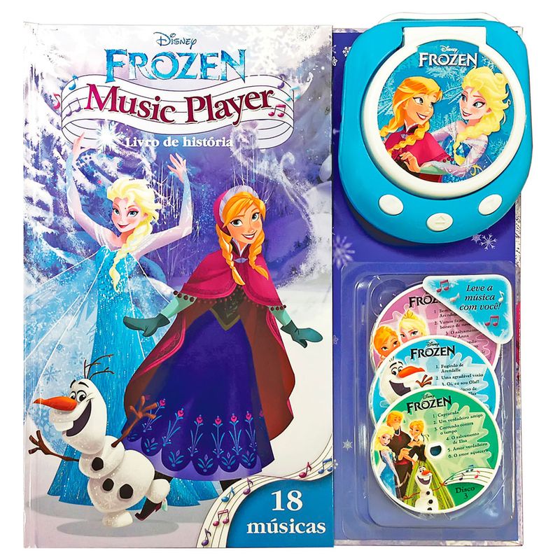 Livro-Music-Player-Disney---Frozen---DCL