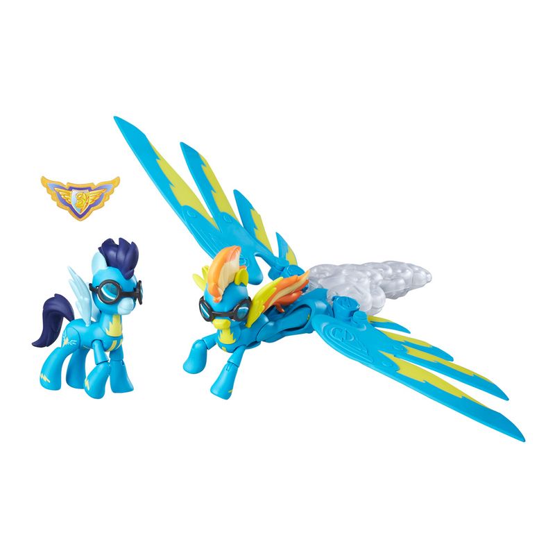 Conjunto-Figuras-com-Veiculo---My-Little-Pony---Spitfire-e-Soarin---Hasbro-B6011-frente