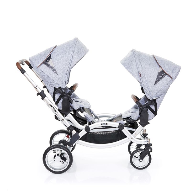 Carrinho-de-Passeio-para-Gemeos---Zoom---Graphite-Grey---ABC-Design