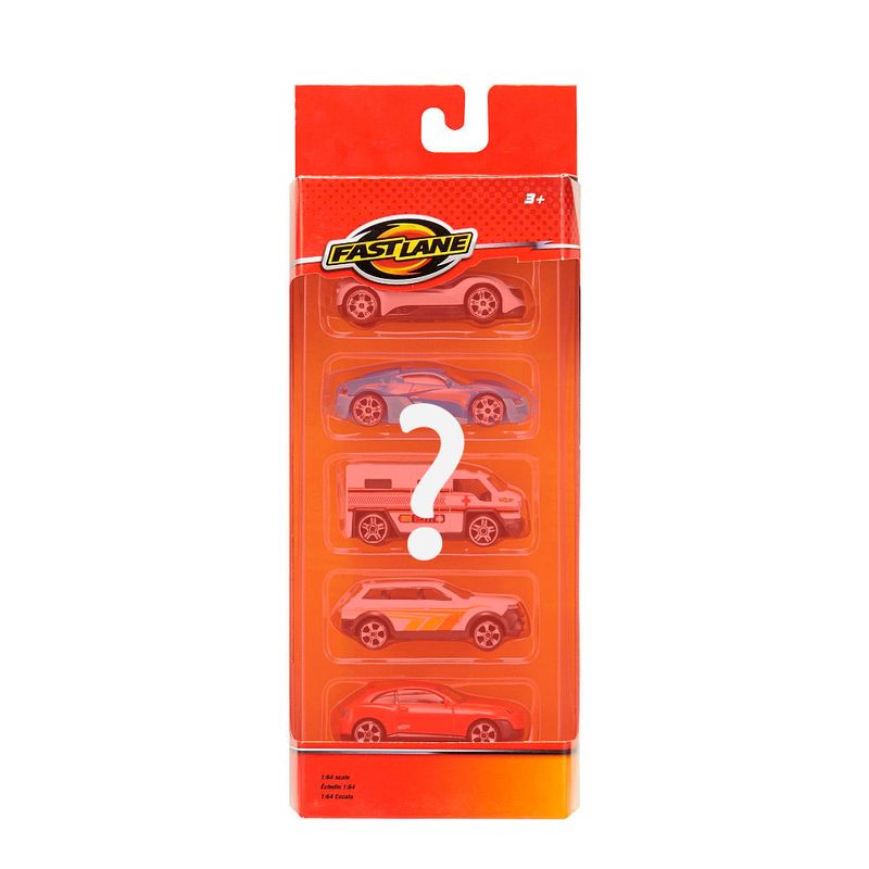 Pack-Die-Cast---5-Mini-Veiculos-Sortidos---Fastlane---New-Toys