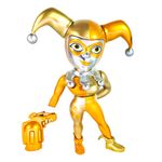 Figura-Colecionavel-10-Cm---Metals---DC-Comics---Golden-Harley-Quinn---DTC