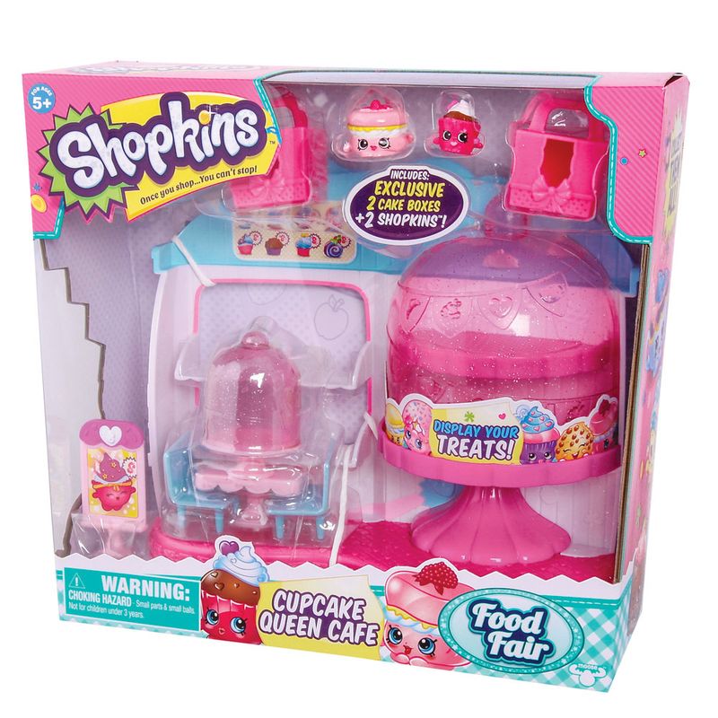 Playset-com-Acessorios---Shopkins---Cupcake-Queen-Cafe---DTC