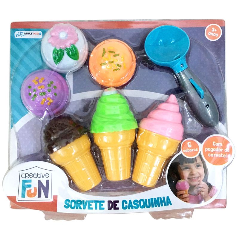 Conjunto-Creative-Fun---Faz-de-Conta---Sorvetes-de-Casquinha---Multikids