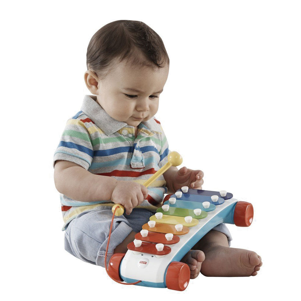 Xilofone Colorido e Carrinho - Fisher-Price - Ri Happy