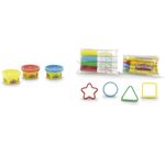 Massa-de-Modelar---Play-Doh---Conjunto-de-Formas-e-Canetinhas-Coloridas---DTC