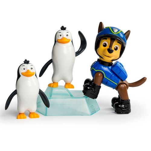 Mini Figuras - Pack de Resgate Amigo - Patrulha Canina - Chase e Pinguins - Sunny