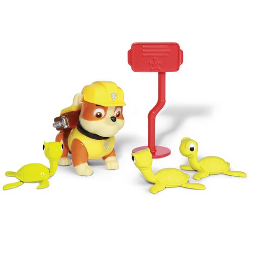 Mini Figuras - Pack de Resgate Amigo - Patrulha Canina - Rubble e Tartarugas - Sunny
