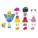 Mini-Boneca---Polly-Pocket---Festa-a-Fantasia---Polly-e-Cachorrinho---Mattel