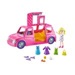 Mini-Boneca---Polly-Pocket---Polly-com-Veiculo---Limousine-Fashion---Mattel