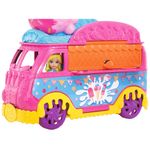 Mini-Boneca---Polly-Pocket---Polly-com-Carro-de-Carnaval---Carro-de-Sorvete---Mattel