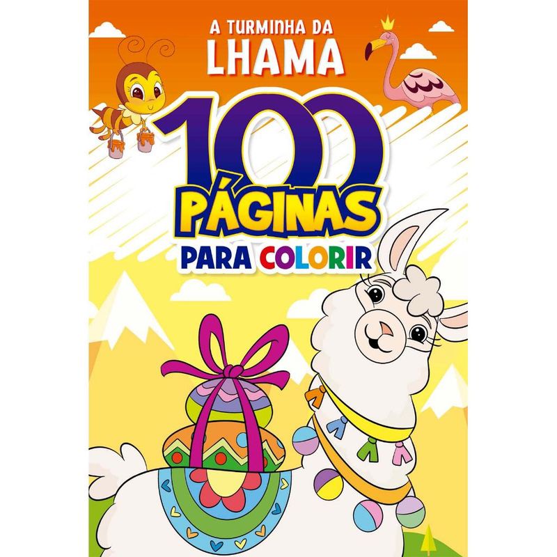 Livro-para-Colorir---A-Turminha-da-Lhama---100-Paginas---Catavento-0