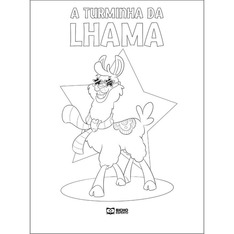 Livro-para-Colorir---A-Turminha-da-Lhama---100-Paginas---Catavento-2