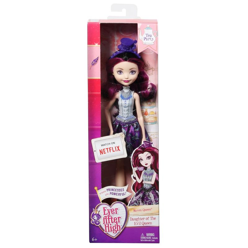 Boneca-Articulada---Ever-After-High---Festa-do-Cha---Raven-Queen---Mattel