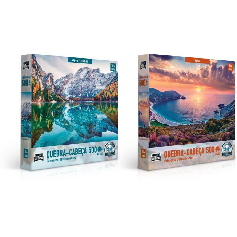 QUEBRACABECA CARTONADO PAISAGENS DESLUMBRANTES 500PCS