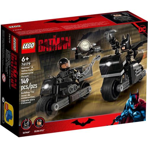 LEGO - DC Comics -Batman - Perseguição de Motocicleta de Batman e Selina Kyle - 76179