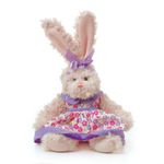 Pelucia-Coelho-Capucci---30-cm---Lilas-com-Flores---Cromus
