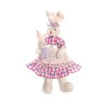 Pelucia-Coelho-com-Filho---48-cm---Rosa---Cromus